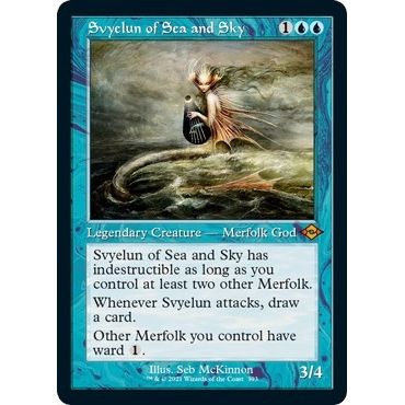 Image for Svyelun of Sea and Sky (Retro Frame) (Foil Etched) (393) (MH2) - Magic: The Gathering