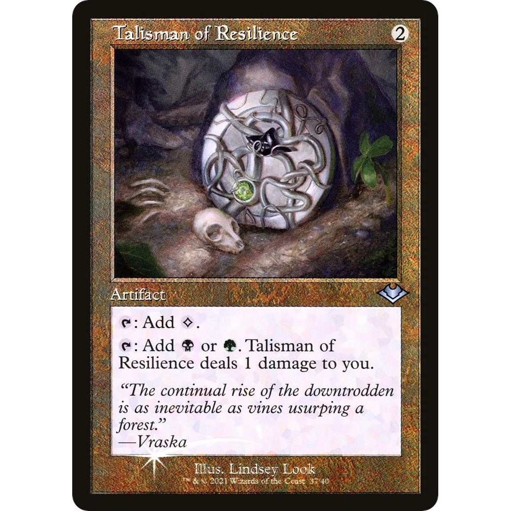 Image for Talisman of Resilience (Retro Frame) (37) (MH1) - Magic: The Gathering