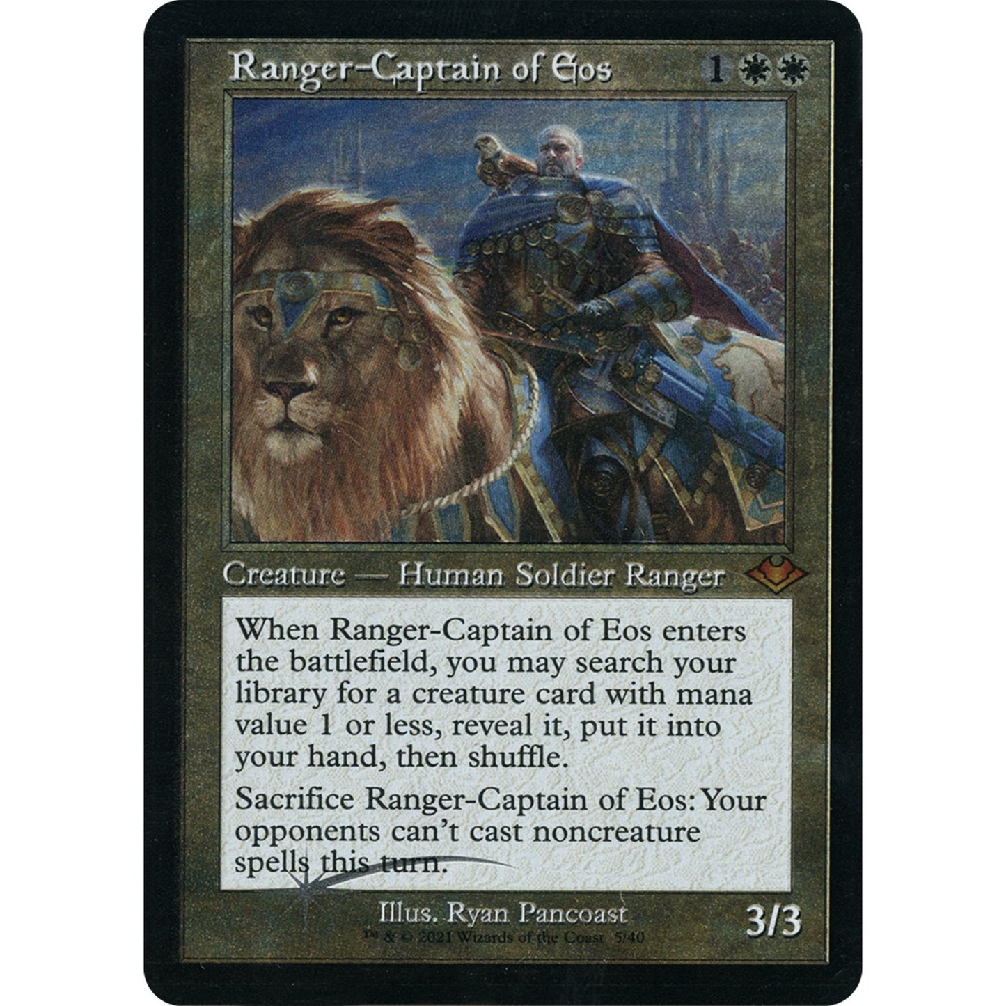 Image for Ranger-Captain of Eos (Retro Frame) (Foil Etched) (5) (MH1) - Magic: The Gathering