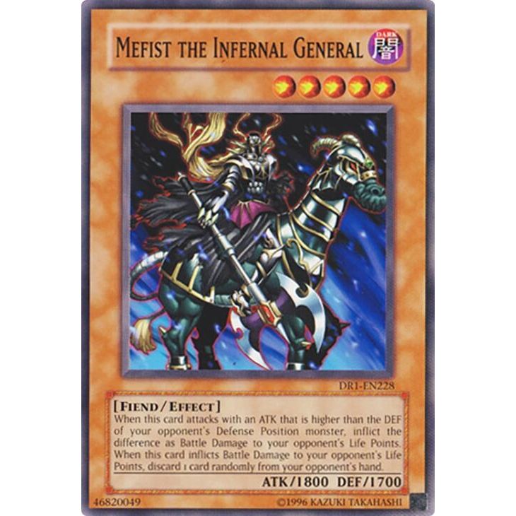 Image for Mefist the Infernal General (DR1-EN228) (DR1) - YuGiOh