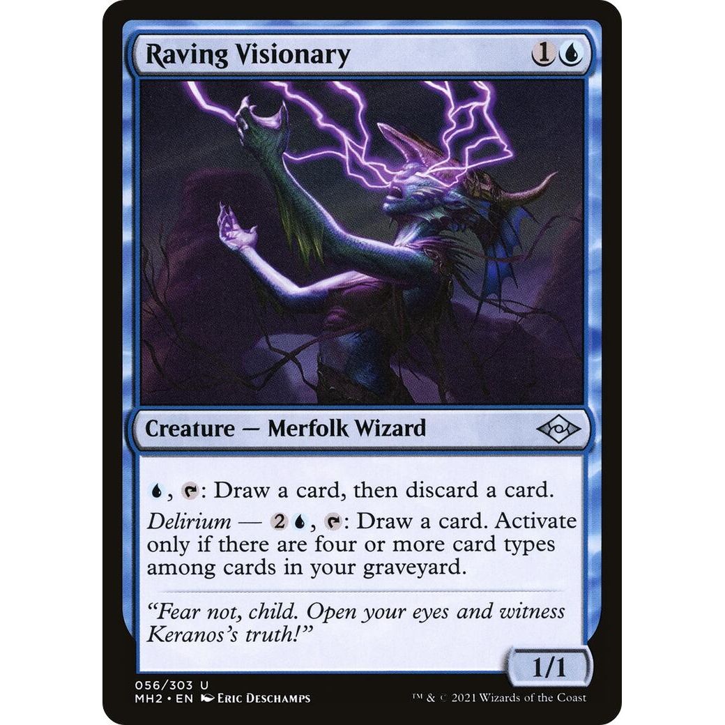 Image for Raving Visionary (56) (MH2) - Magic: The Gathering