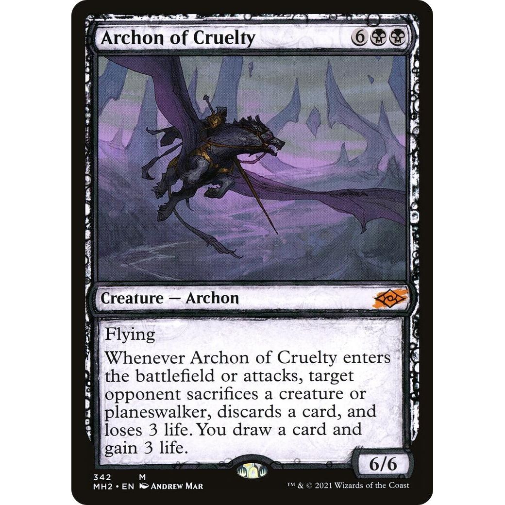 Image for Archon of Cruelty (Showcase) (342) (MH2) - Magic: The Gathering
