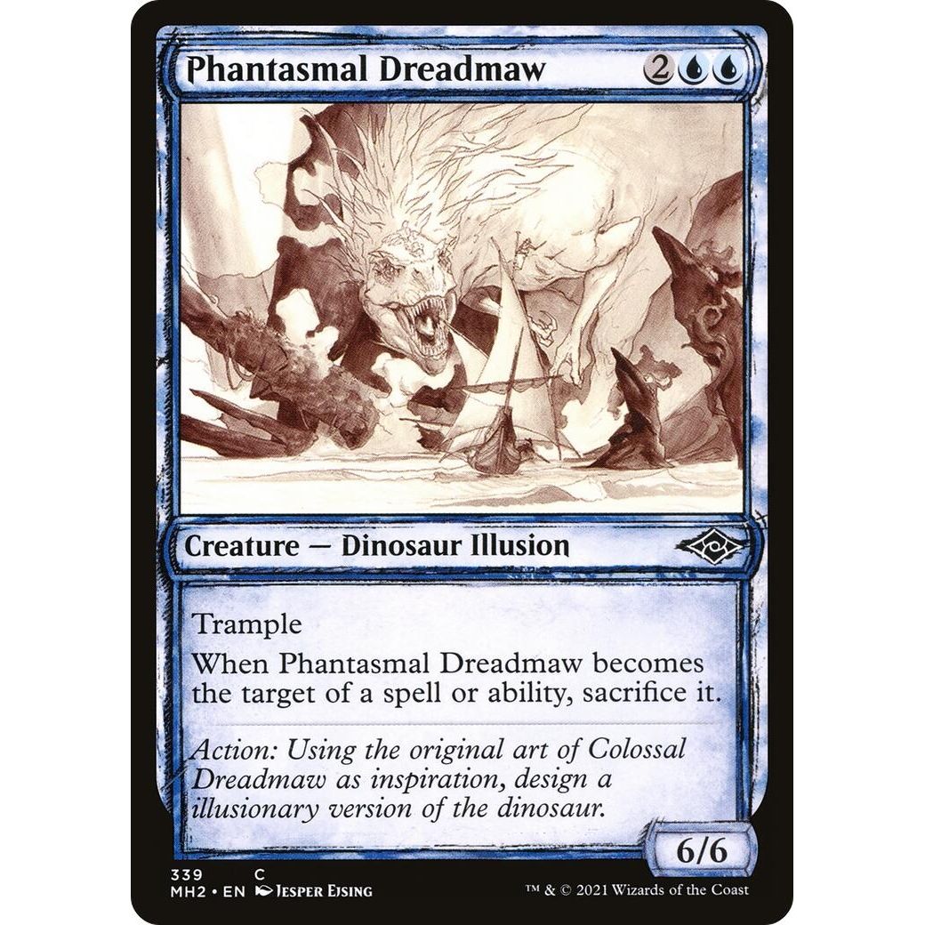 Image for Phantasmal Dreadmaw (Showcase) (339) (MH2) - Magic: The Gathering