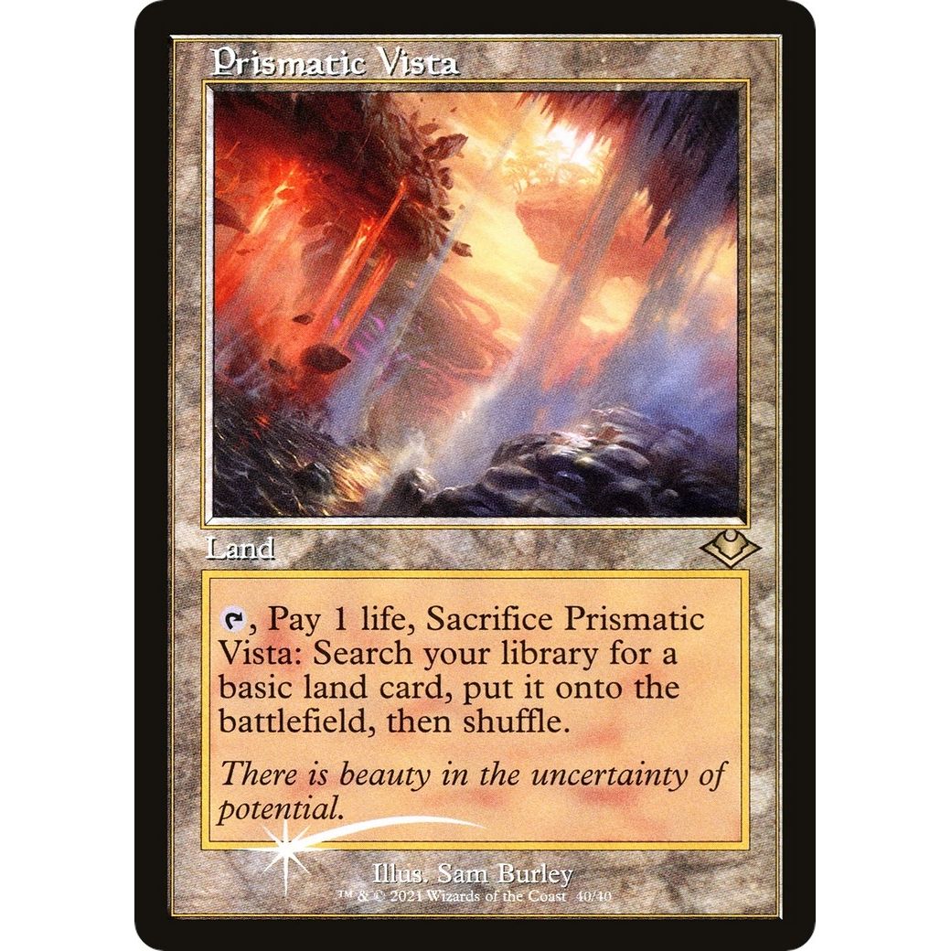 Image for Prismatic Vista (Retro Frame) (40) (MH1) - Magic: The Gathering