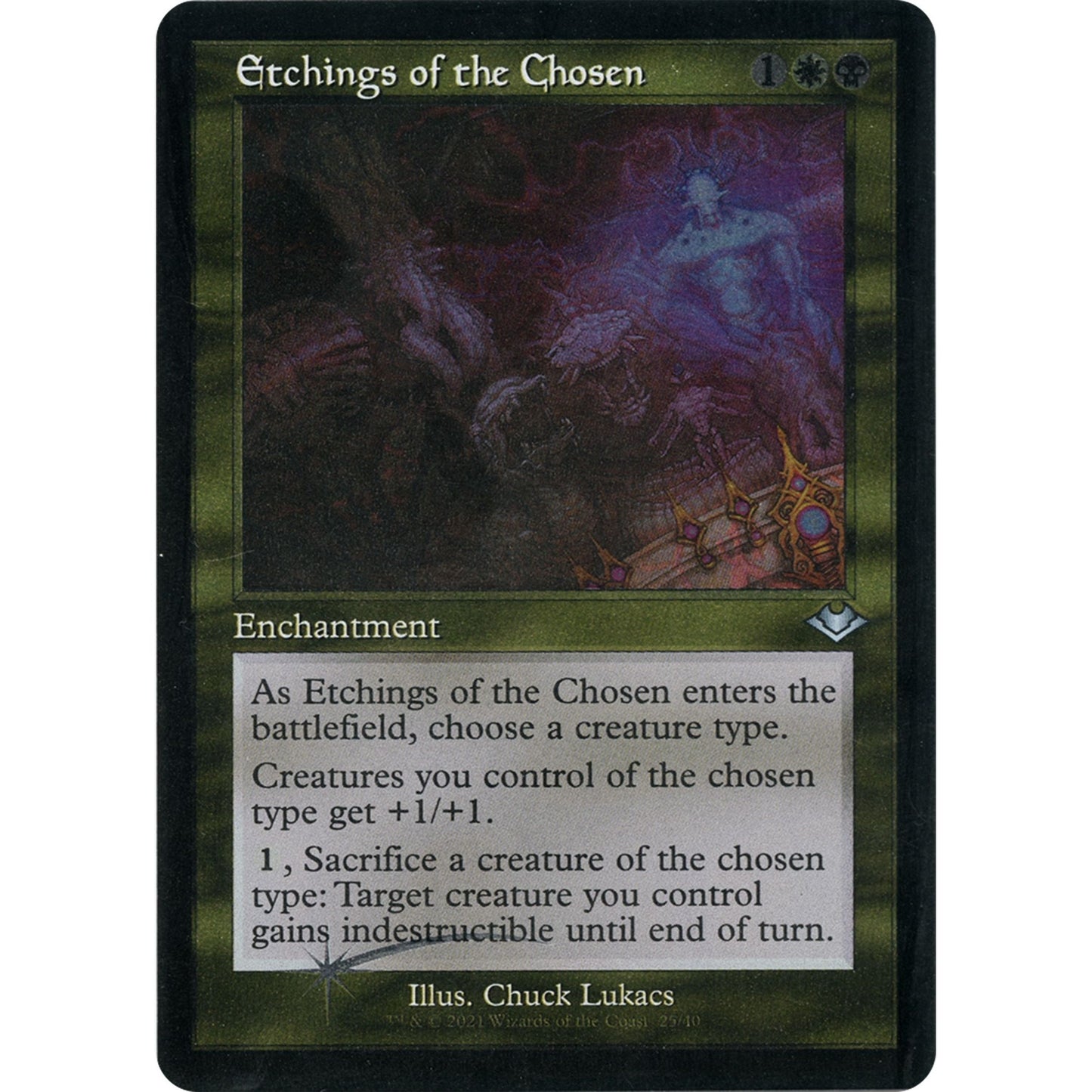 Image for Etchings of the Chosen (Retro Frame) (Foil Etched) (25) (MH1) - Magic: The Gathering