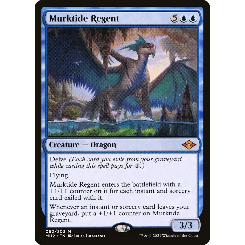 Image for Murktide Regent (52) (MH2) - Magic: The Gathering