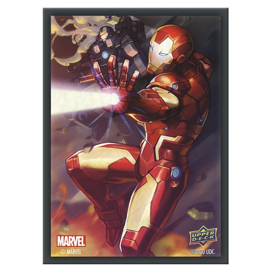 Image for Upper Deck Marvel Card Sleeves - Standard Matte - Iron Man (65-Pack) - Card Sleeves