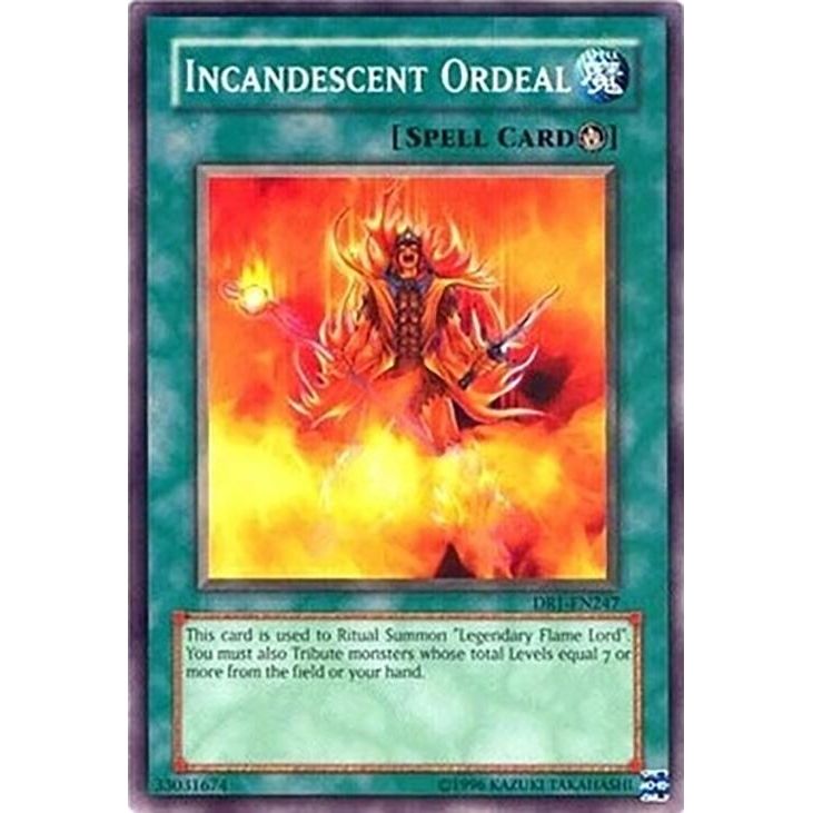 Image for Incandescent Ordeal (DR1-EN247) (DR1) - YuGiOh