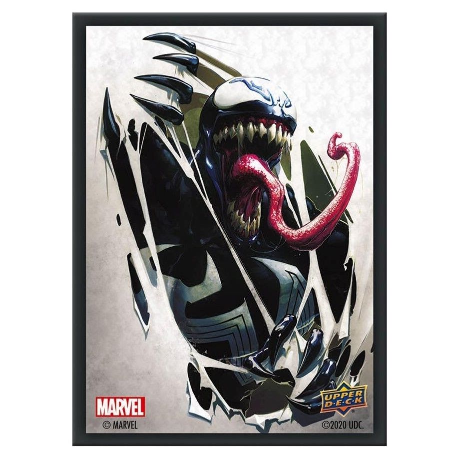 Image for Upper Deck Marvel Card Sleeves - Standard Matte - Venom (65-Pack) - Card Sleeves