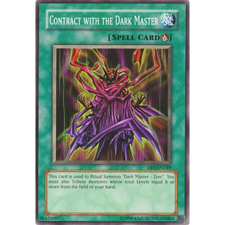 Image for Contract with the Dark Master (DR1-EN249) (DR1) - YuGiOh
