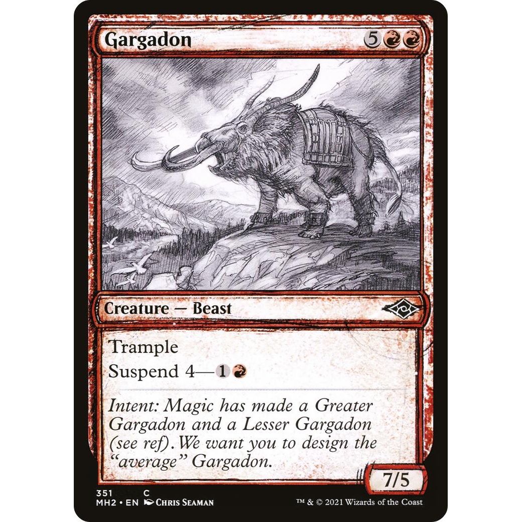 Image for Gargadon (Showcase) (351) (MH2) - Magic: The Gathering