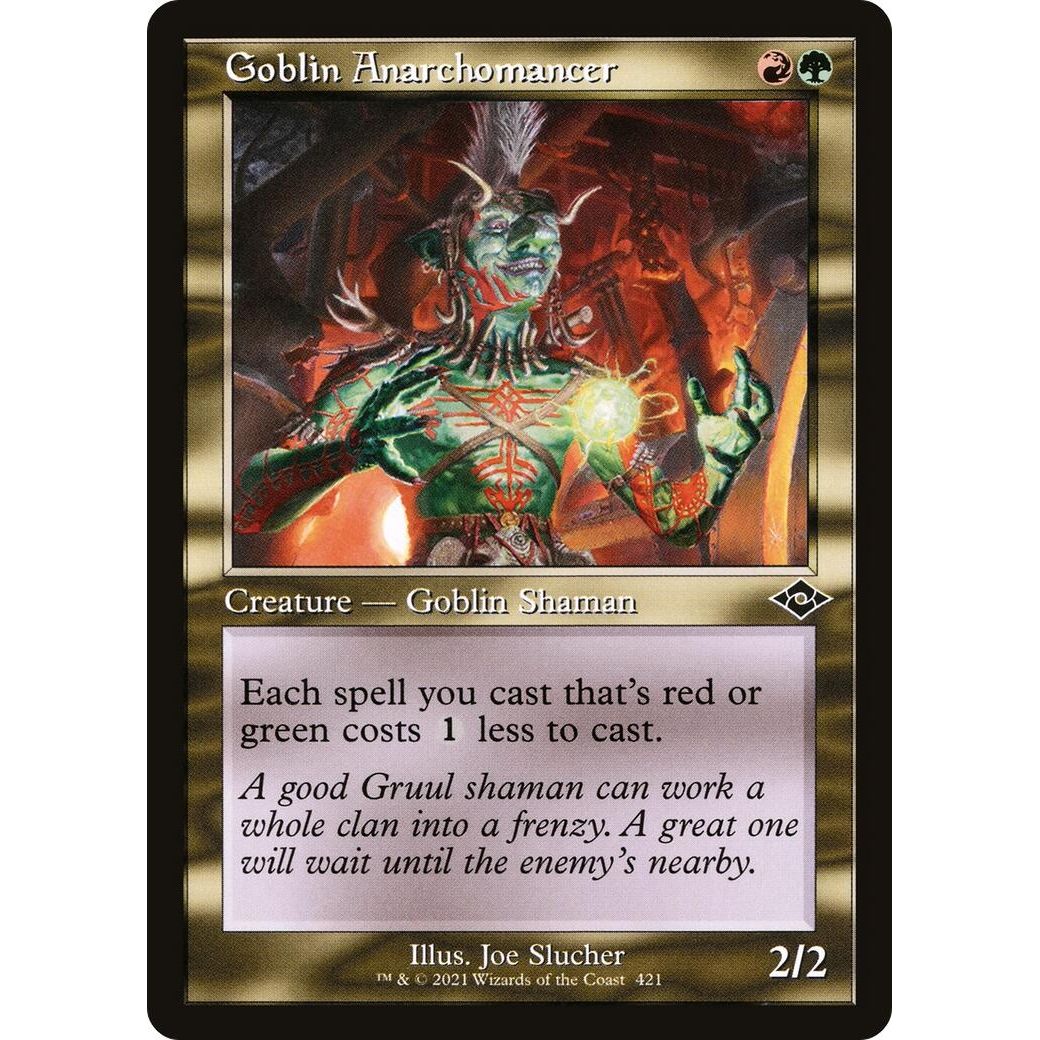 Image for Goblin Anarchomancer (Retro Frame) (421) (MH2) - Magic: The Gathering
