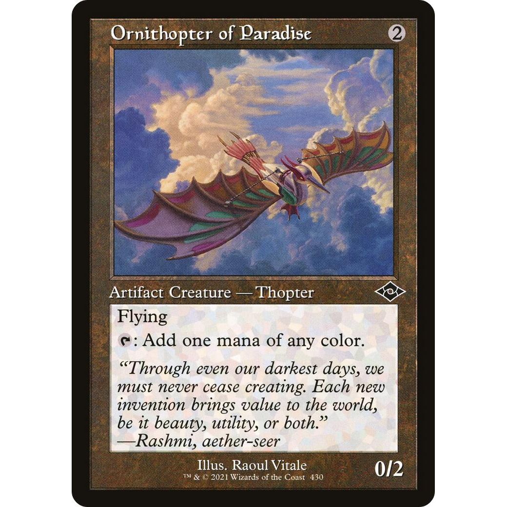 Image for Ornithopter of Paradise (Retro Frame) (430) (MH2) - Magic: The Gathering
