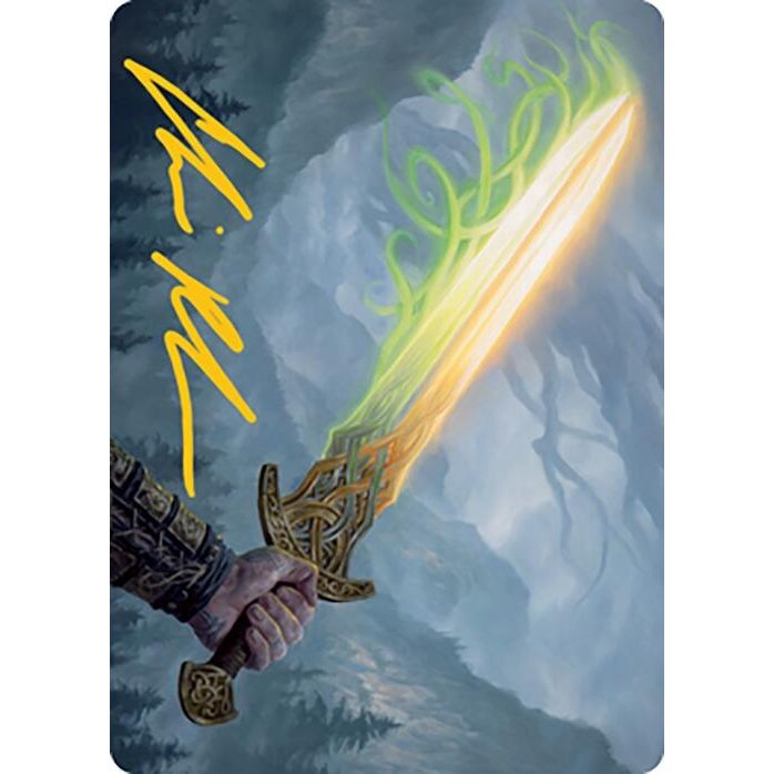 Image for Sword of Hearth and Home Art Card (Gold-Stamped Signature) (64) (ASMH2) - Magic: The Gathering