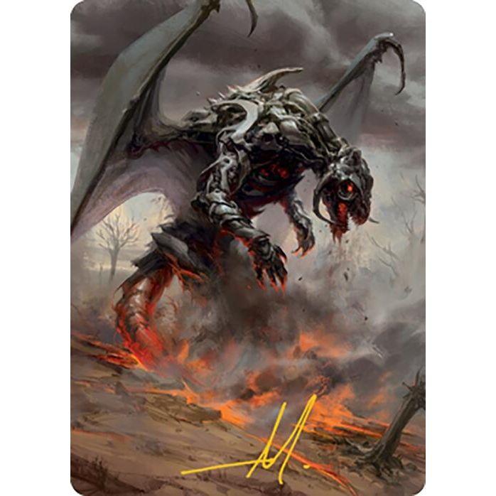 Image for Scion of Draco Art Card (Gold-Stamped Signature) (62) (ASMH2) - Magic: The Gathering