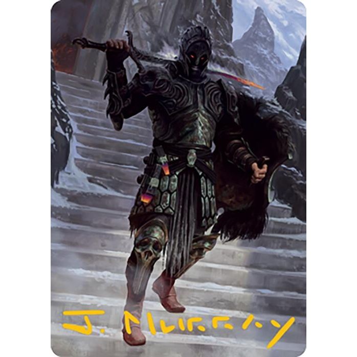 Image for Dakkon, Shadow Slayer Art Card (49/81) (Gold-Stamped Signature) (49) (ASMH2) - Magic: The Gathering