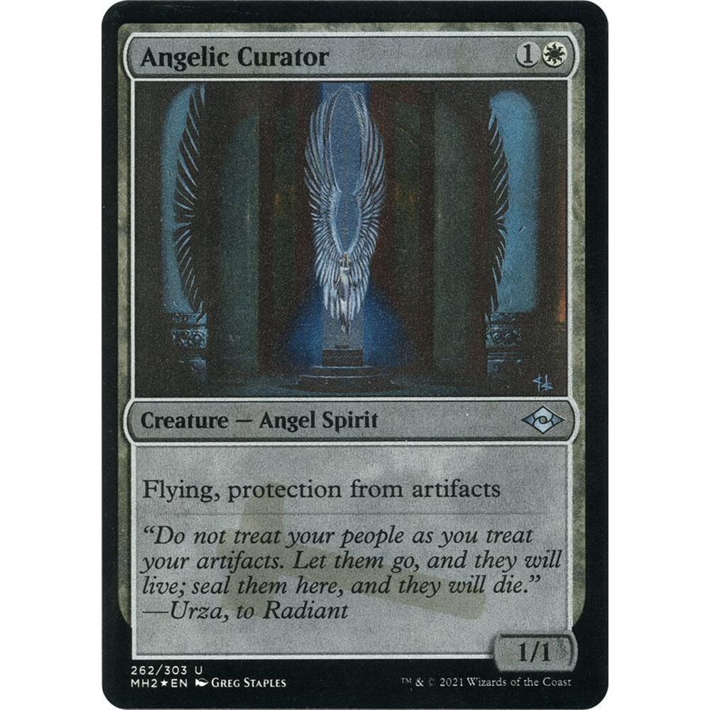 Image for Angelic Curator (Foil Etched) (262) (MH2) - Magic: The Gathering