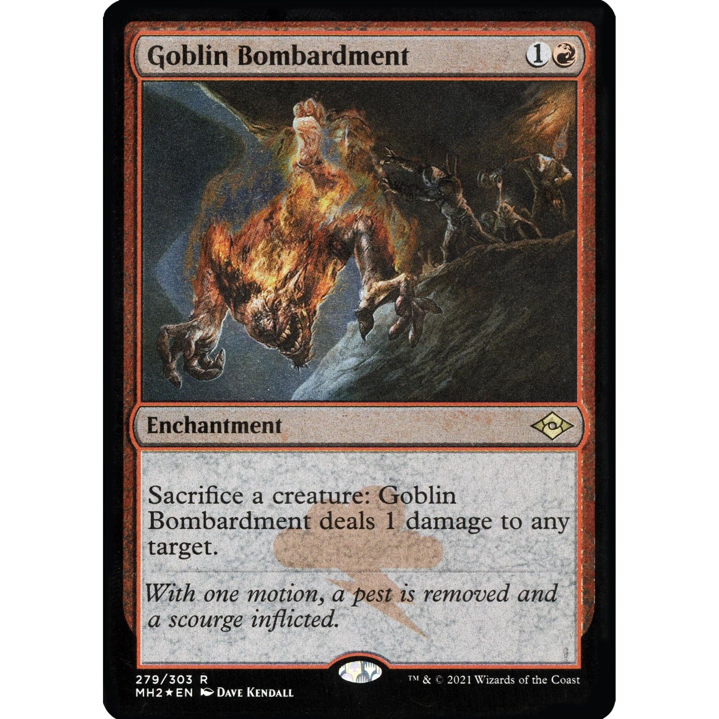Image for Goblin Bombardment (Foil Etched) (279) (MH2) - Magic: The Gathering