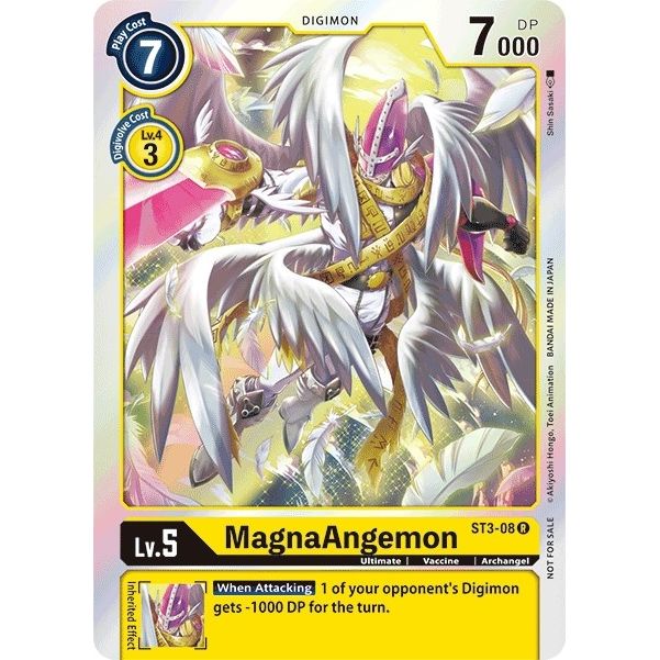 Image for MagnaAngemon - ST3-08 (Great Legend Pre-Release) (ST3-08 R) (ST-3) - Digimon Card Game