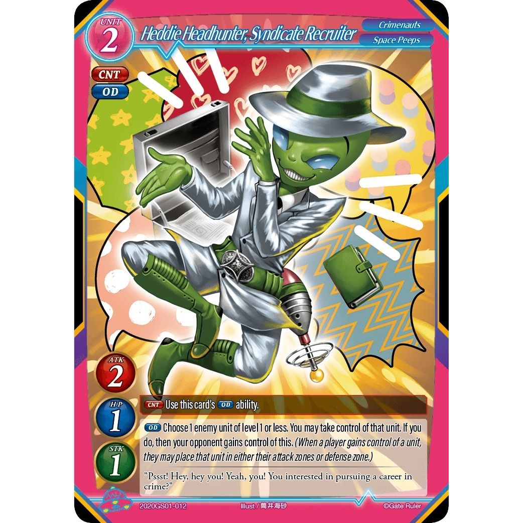 Image for Heddie Headhunter, Syndicate Recruiter (2020GS01-012) (S01) - Gate Ruler