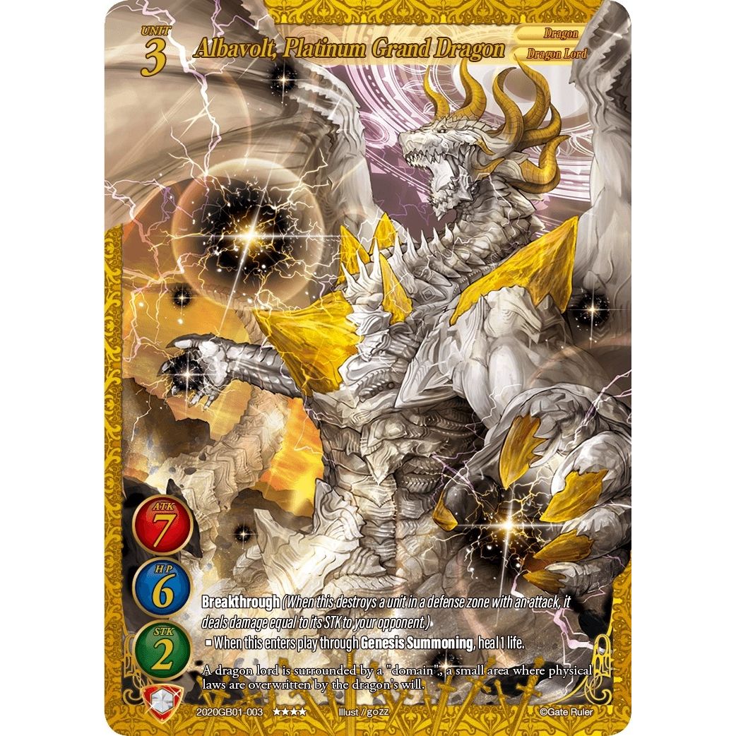 Image for Albavolt, Platinum Grand Dragon (2020GB01-003) (GB01) - Gate Ruler