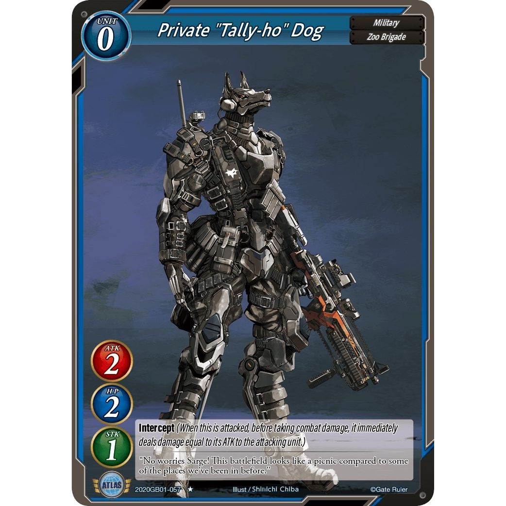 Image for Private "Tally-ho" Dog (2020GB01-057) (GB01) - Gate Ruler