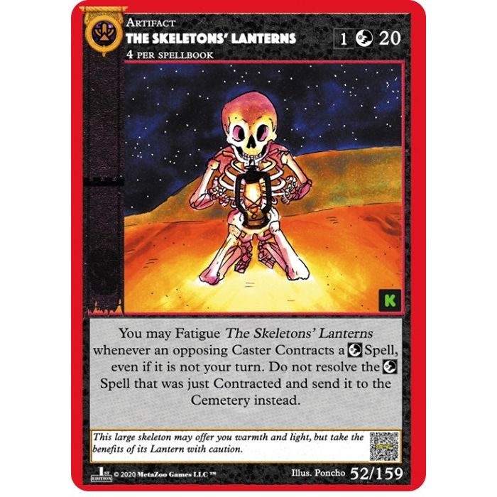Image for The Skeletons' Lanterns (52) (CNKE) - MetaZoo