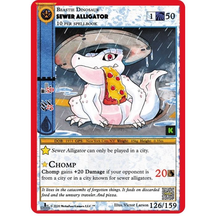 Image for Sewer Alligator (126) (CNKE) - MetaZoo