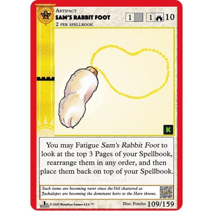 Image for Sam's Rabbit Foot (109) (CNKE) - MetaZoo