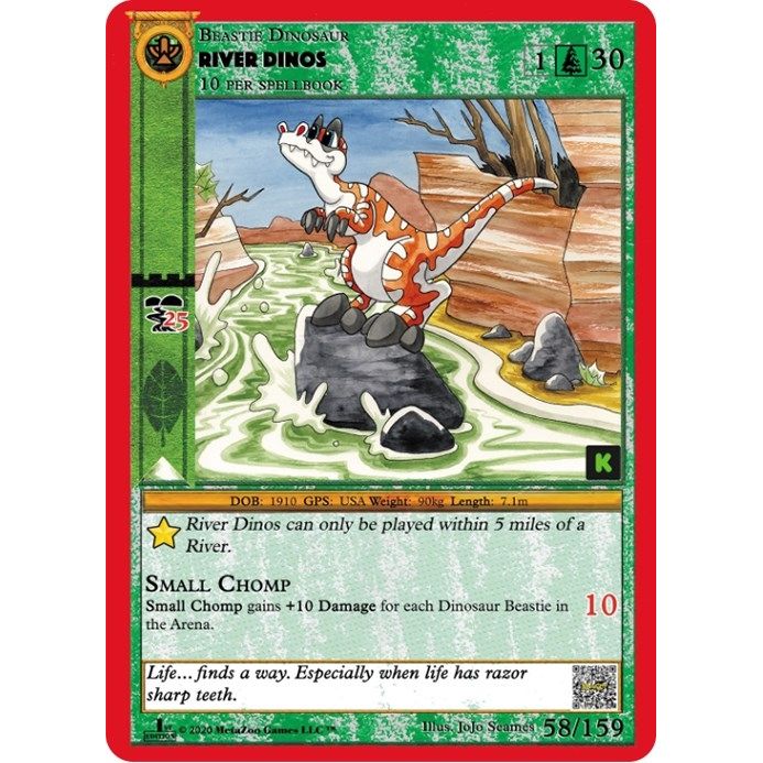 Image for River Dinos (58) (CNKE) - MetaZoo