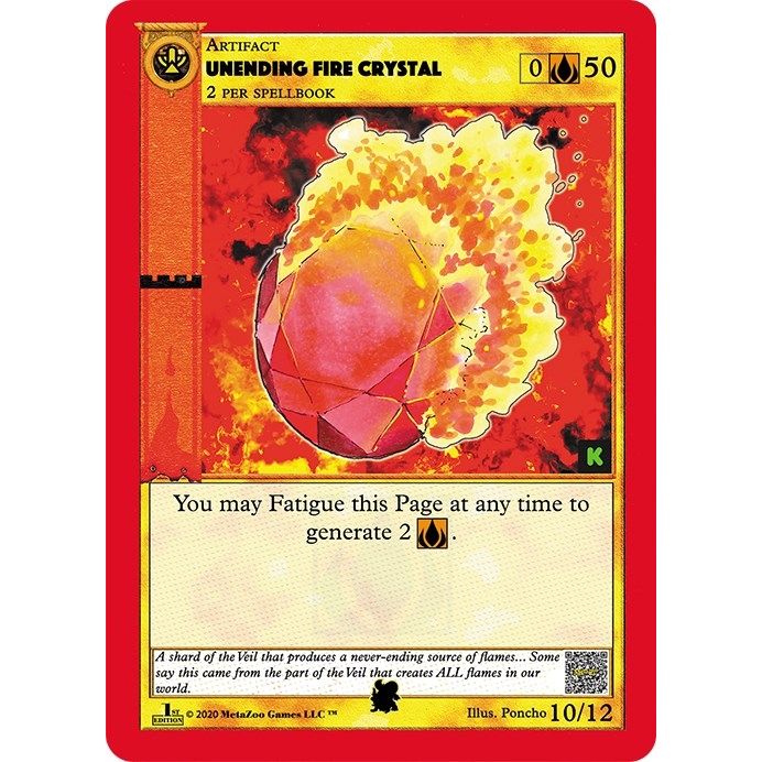 Image for Unending Fire Crystal (10) (CNKE-TD) - MetaZoo