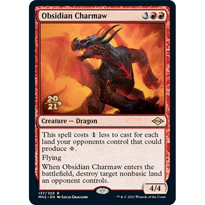 Image for Obsidian Charmaw (137) (PRE) - Magic: The Gathering