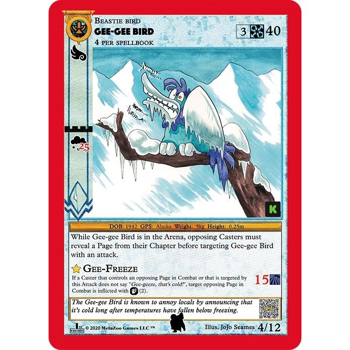 Image for Gee-Gee Bird (4) (CNKE-TD) - MetaZoo