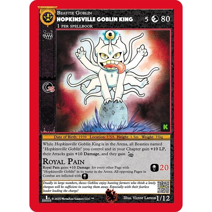 Image for Hopkinsville Goblin King (1) (CNKE-TD) - MetaZoo
