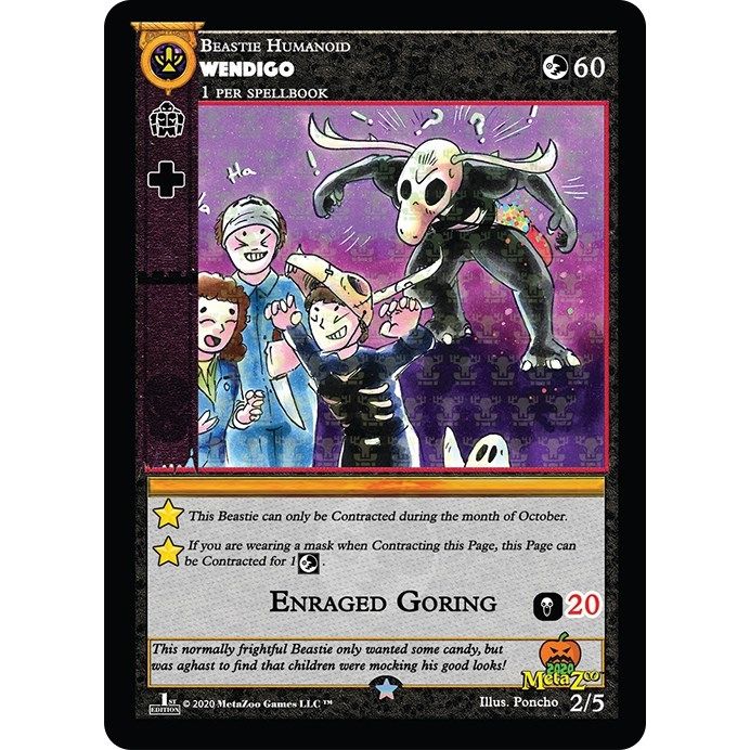 Image for Wendigo (First Edition) (2/5) (HOLIP) - MetaZoo