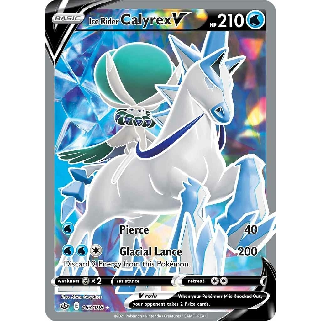 Image for Ice Rider Calyrex V (Full Art) (163/198) (SWSH06) - Pokemon
