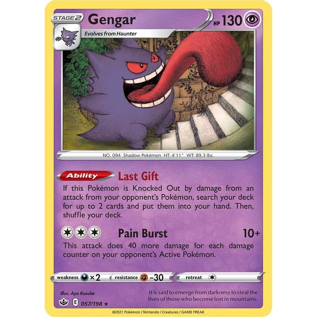 Image for Gengar (057/198) (SWSH06) - Pokemon