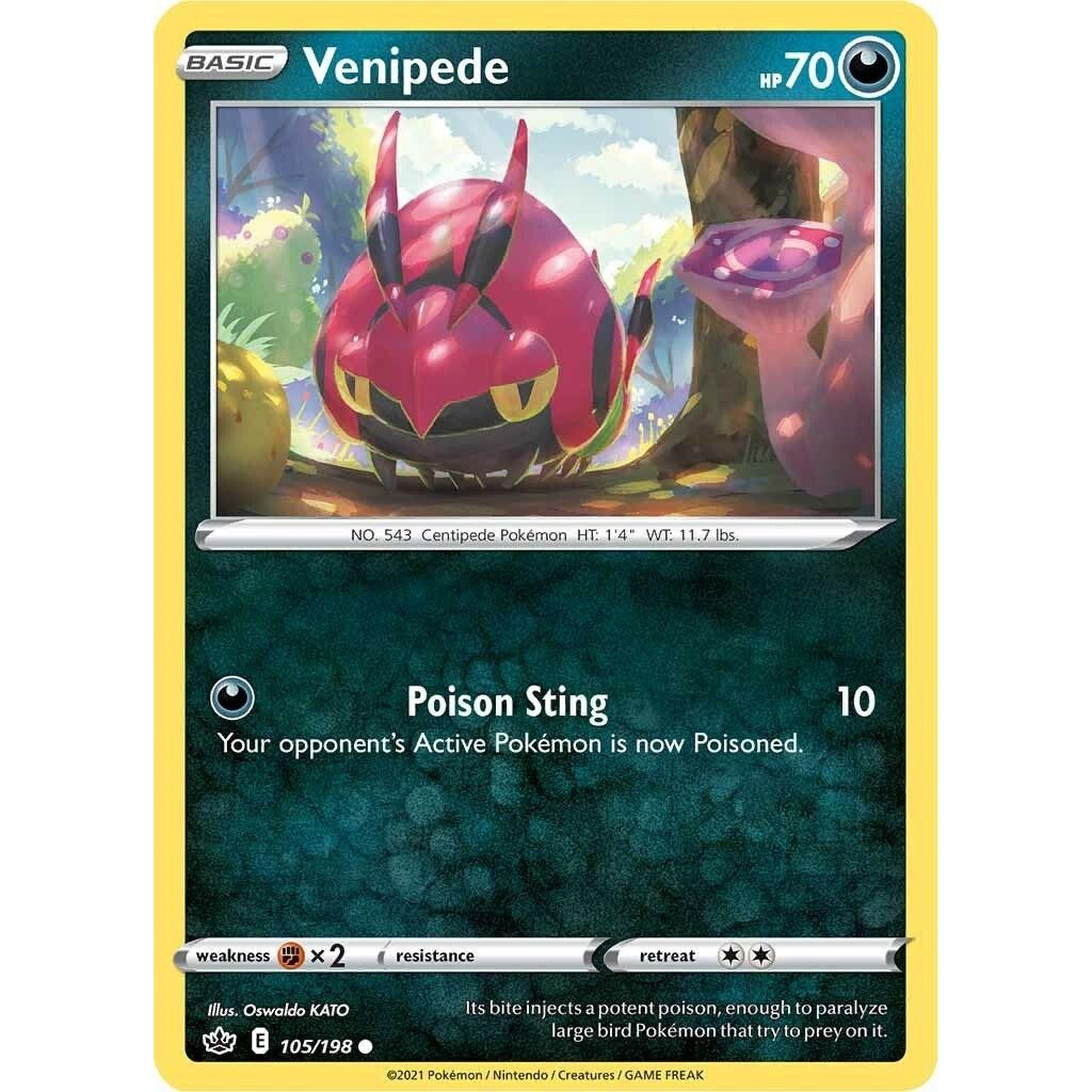 Image for Venipede (105/198) (SWSH06) - Pokemon