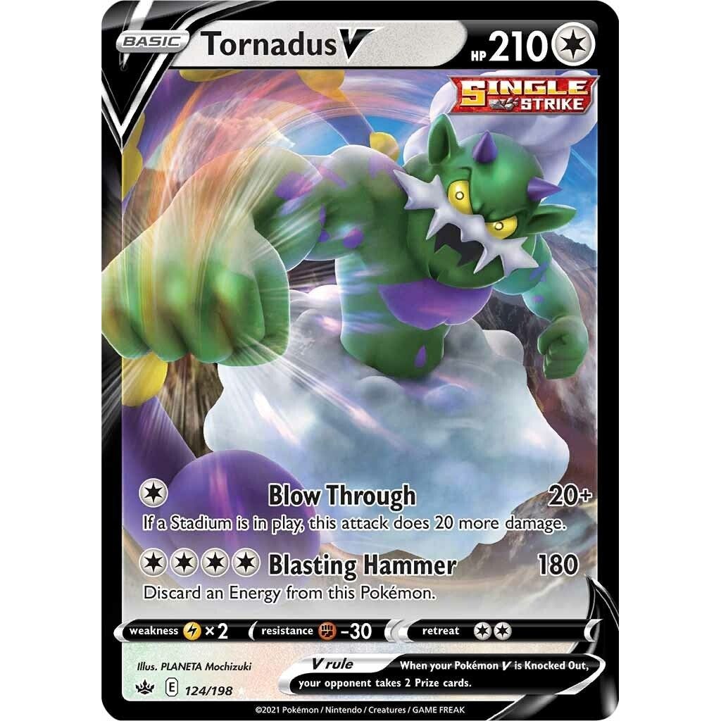 Image for Tornadus V (124/198) (SWSH06) - Pokemon