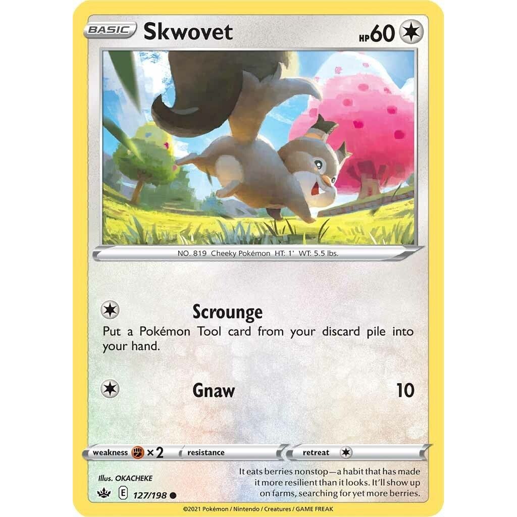 Image for Skwovet (127/198) (SWSH06) - Pokemon