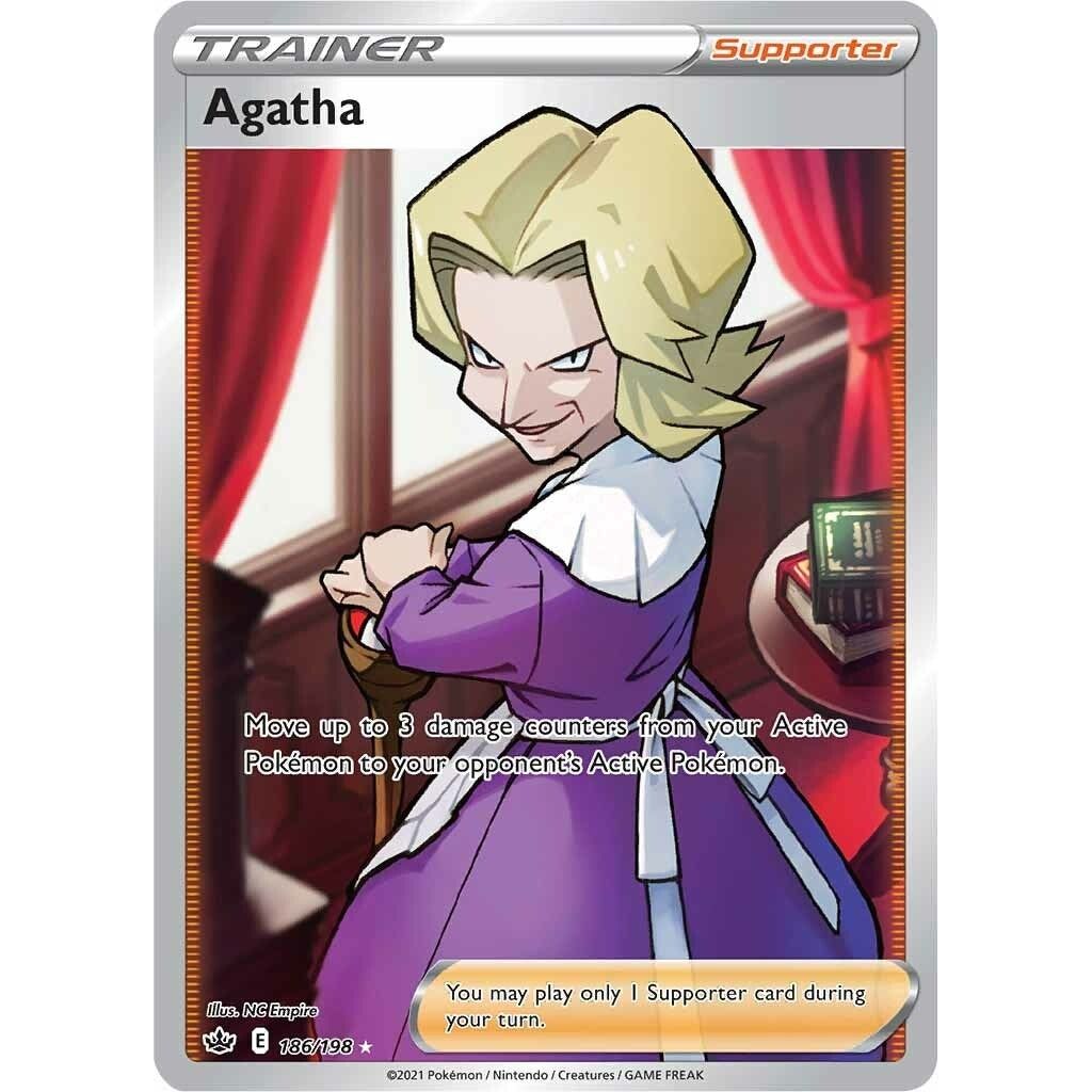 Image for Agatha (Full Art) (186/198) (SWSH06) - Pokemon