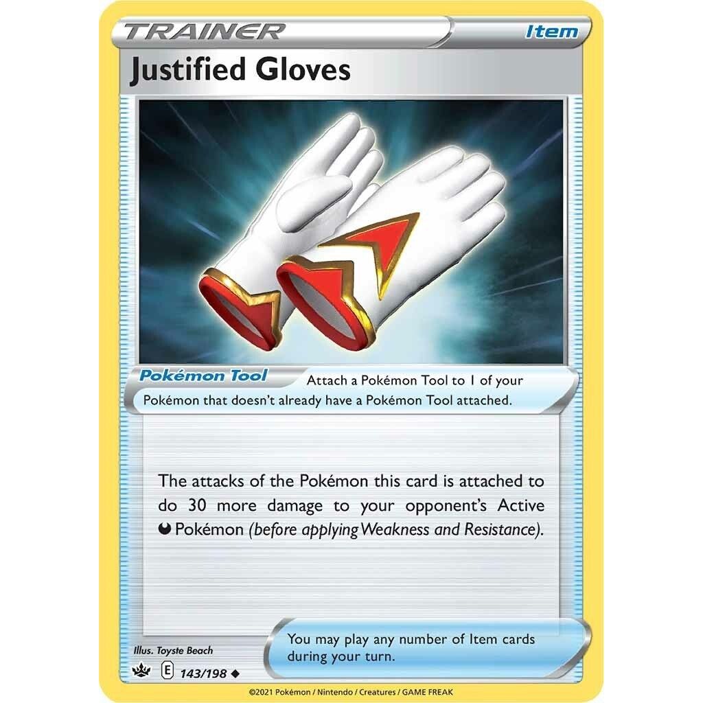 Image for Justified Gloves (143/198) (SWSH06) - Pokemon