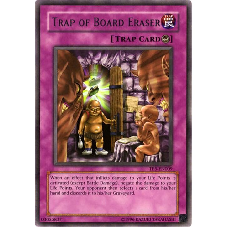 Image for Trap of Board Eraser (TP5-EN009) (TP5) - YuGiOh