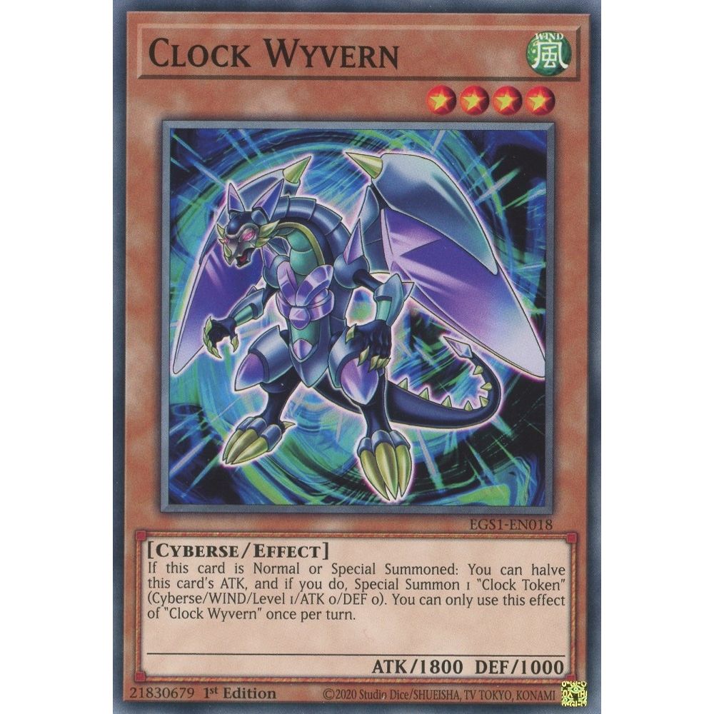 Image for Clock Wyvern (EGS1-EN018) (EGS1) - YuGiOh