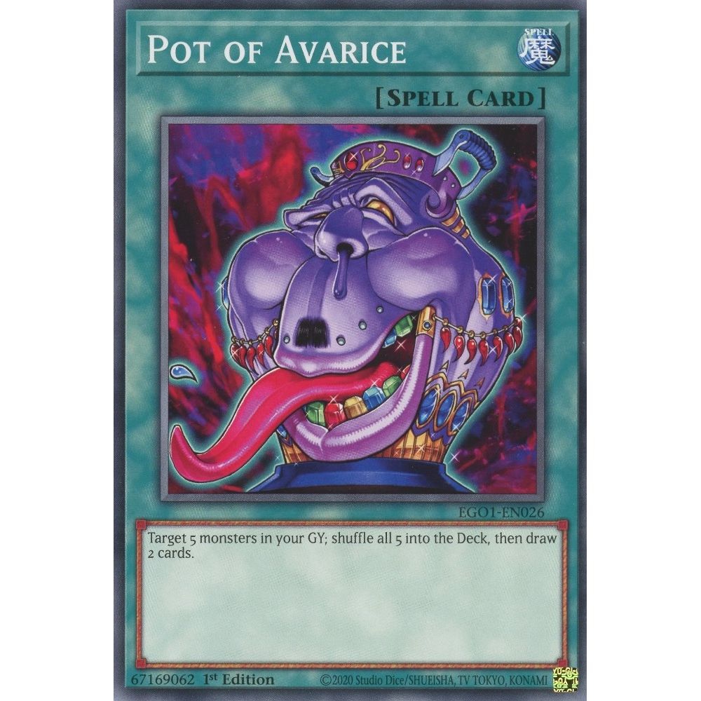 Image for Pot of Avarice (EGO1-EN026) (EGO1) - YuGiOh