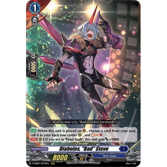 Image for Diabolos, "Bad" Steve (D-SS01/016EN) (D-SS01) - Cardfight Vanguard
