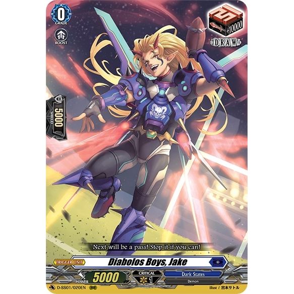 Image for Diabolos Boys, Jake (D-SS01/020EN) (D-SS01) - Cardfight Vanguard