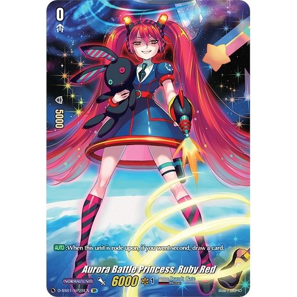 Image for Aurora Battle Princess, Ruby Red (SP) (D-SS01/SP28EN) (D-SS01) - Cardfight Vanguard