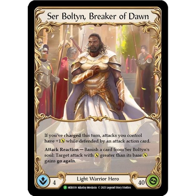 Image for Ser Boltyn, Breaker of Dawn - HER039 (HER039) (PR) - Flesh and Blood TCG