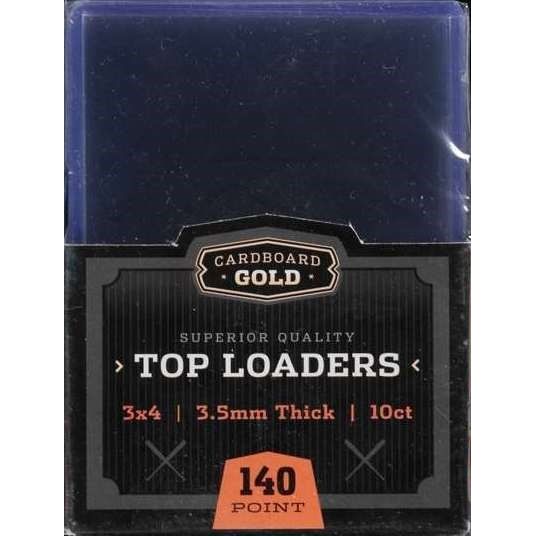 Image for 3"X4" Clear Toploaders 140 Points (25-Count) - Collectible Storage